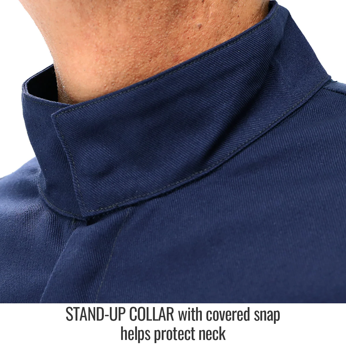 Revco Black Stallion AR/FR Navy Hybrid Welding Jacket (JH3025-NY) - Image 5