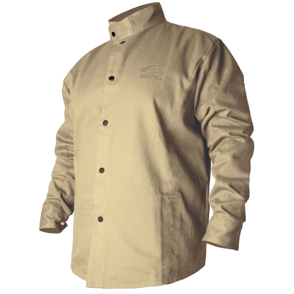 Revco Black Stallion BSX 9oz Tan FR Cotton Welding Jacket (BXTN9C) - Image 5