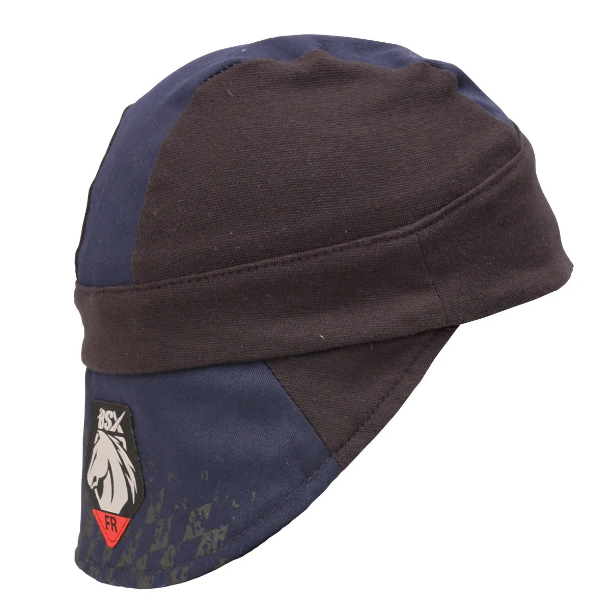 Revco Black Stallion BSX Navy/Black Silicone Grip FR Cotton Welding Cap (AH1631-NB) - Image 9