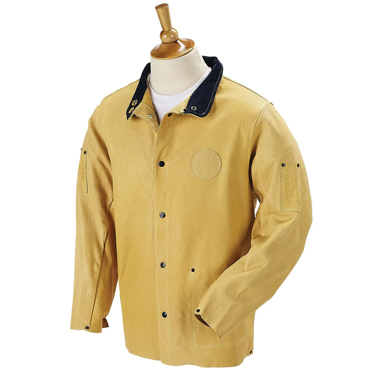 Revco Black Stallion DuraLite Premium Leather Tan Welding Jacket (30PWC) - Image 8