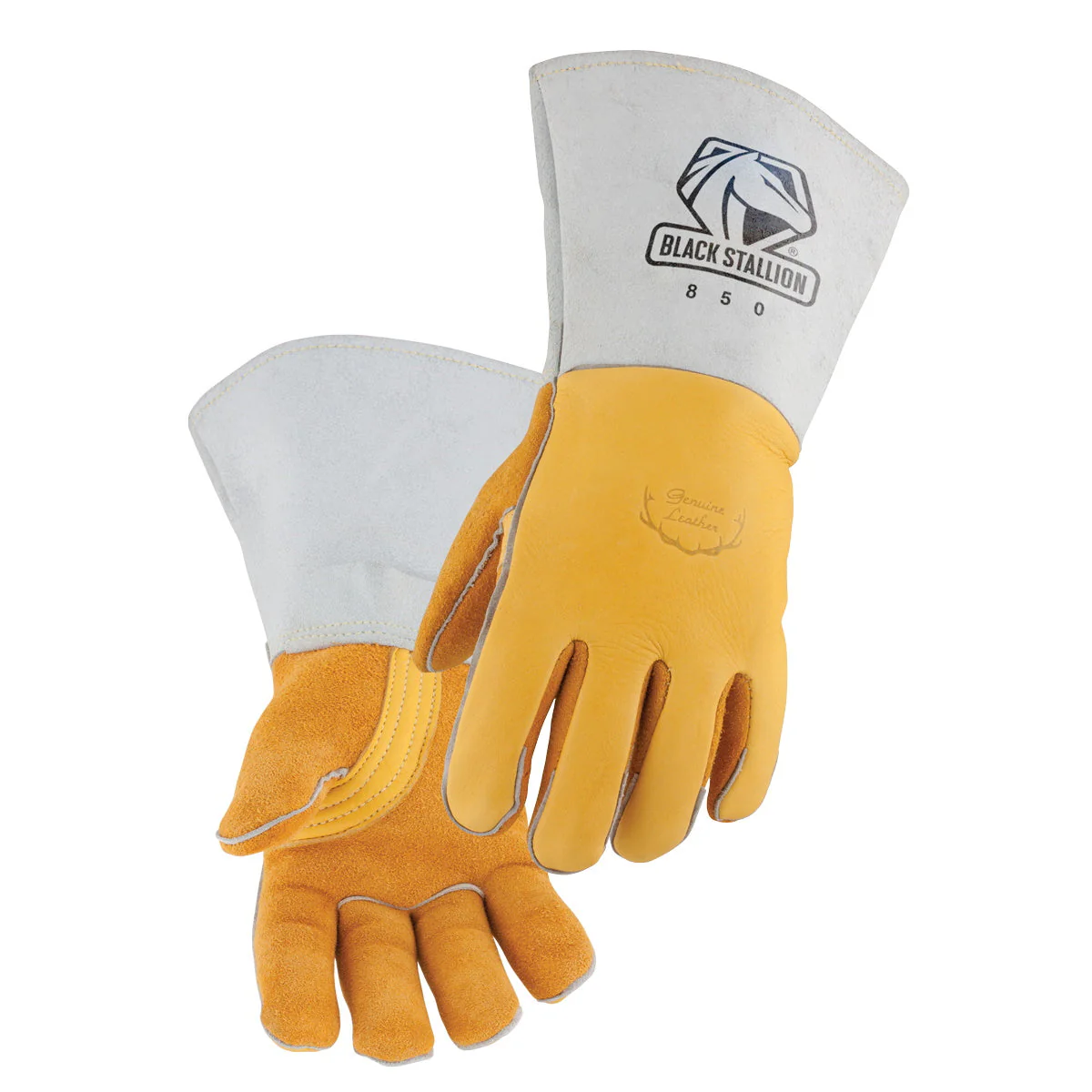 Revco Black Stallion Elkskin Stick Gloves w/Nomex Lined Back (850) - Image 7