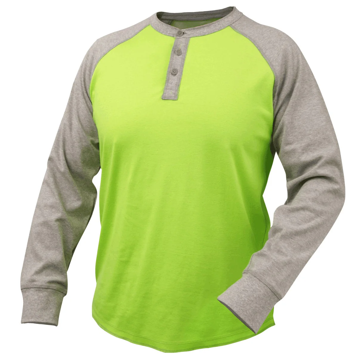Revco Black Stallion Gray/Lime 7oz FR Welding Jersey Shirt (TF2520-GL) - Image 6