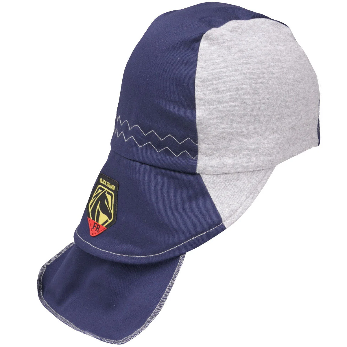 Revco Black Stallion Navy/Gray FR Cotton Welding Cap (AH1630-NG) - Image 9