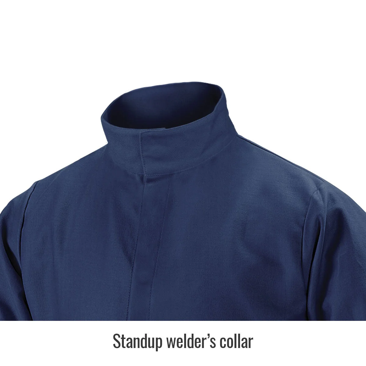 Revco Black Stallion Navy Premium Lenzing FR Welding Jacket (JF4520-NV) - Image 3