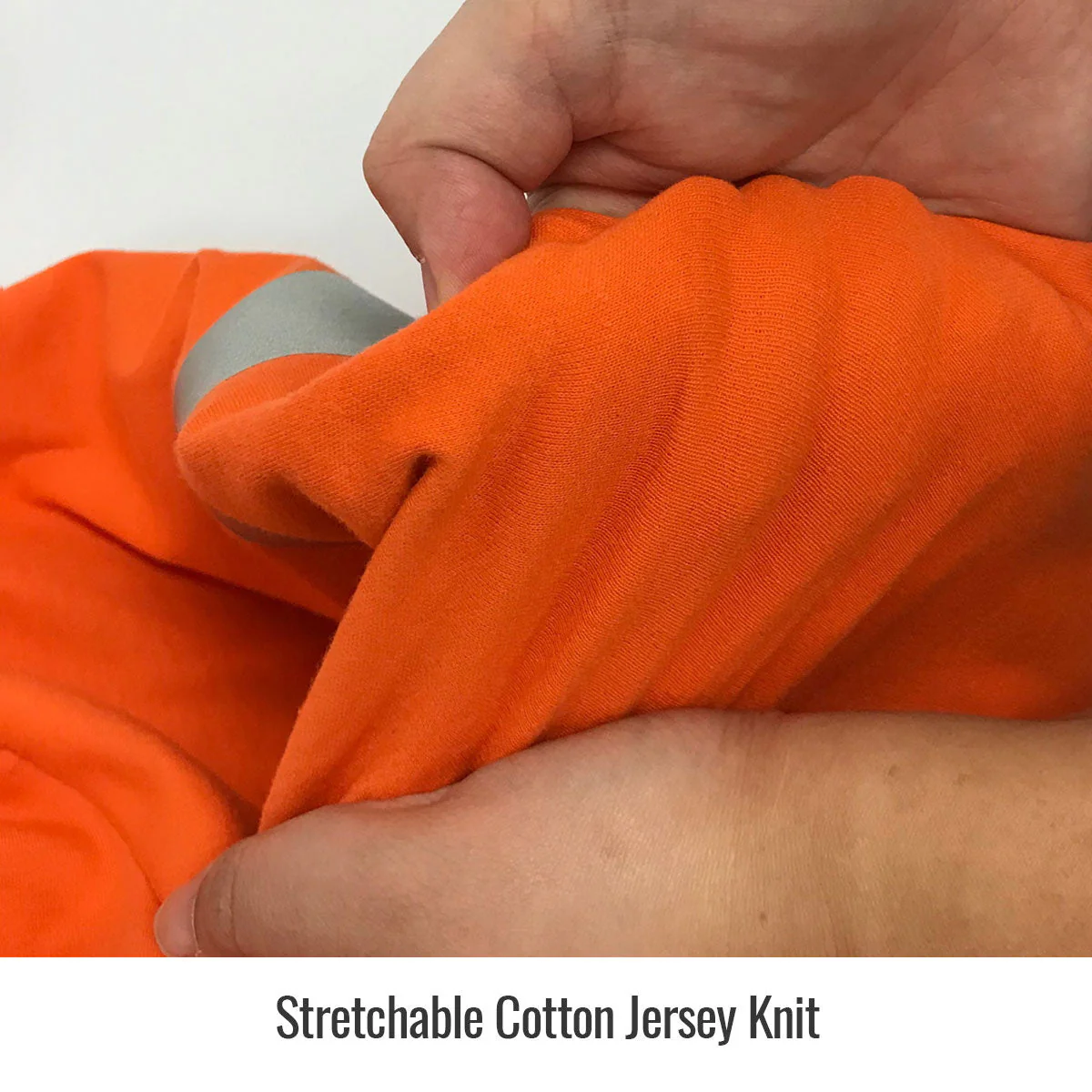 Revco Black Stallion Orange 7oz FR Knit Welding Shirt w/Reflective Tape (TF2511-OR) - Image 3