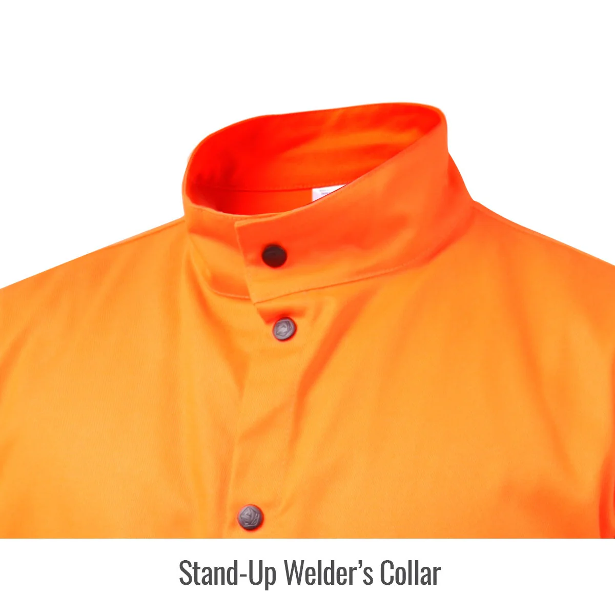 Revco Black Stallion Orange Stretch-Back FR Cotton Welding Jacket (JF1625-OR) - Image 4