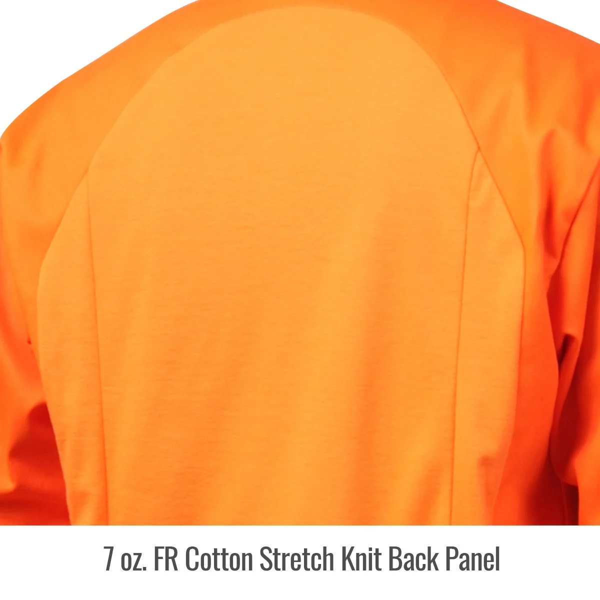 Revco Black Stallion Orange Stretch-Back FR Cotton Welding Jacket (JF1625-OR) - Image 5