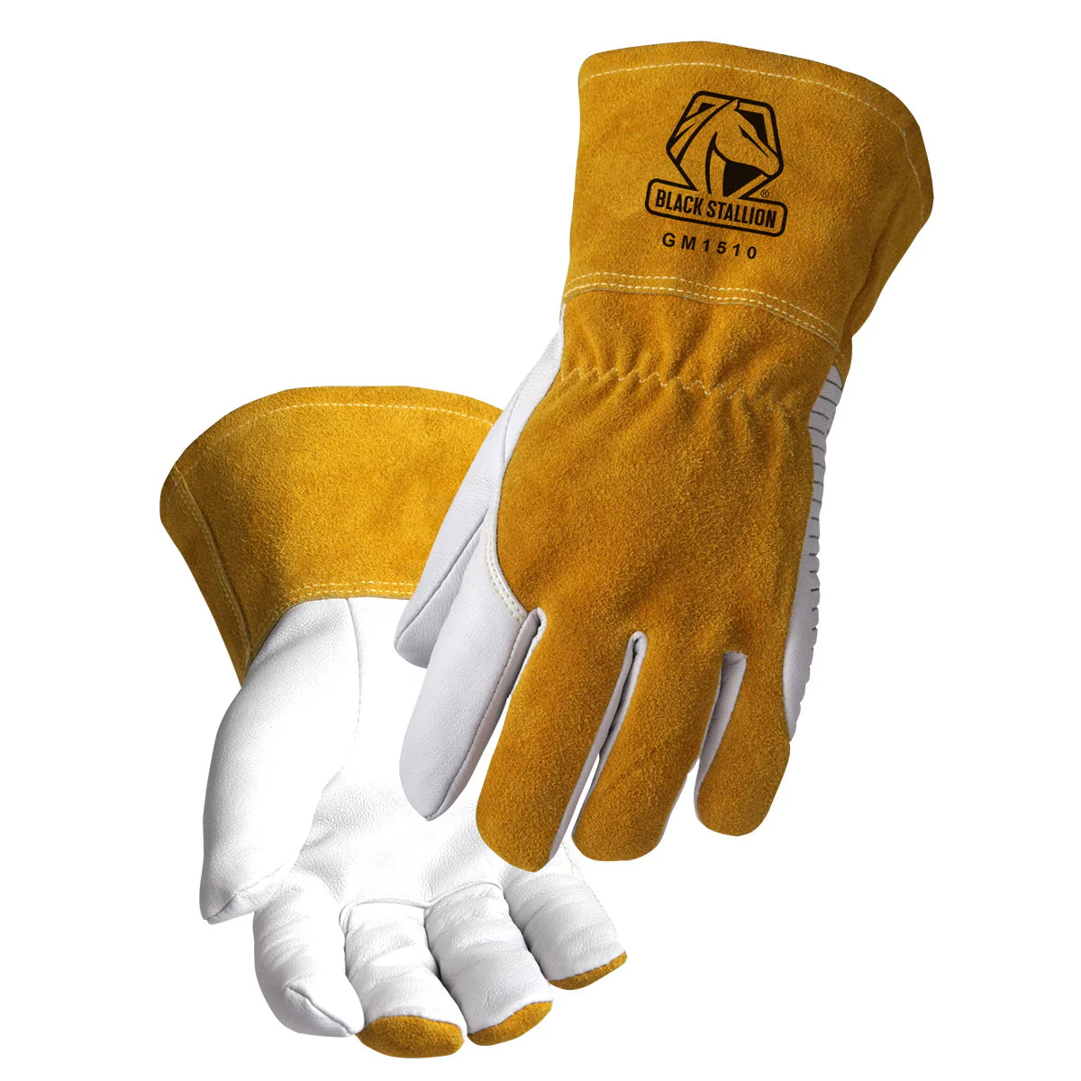 Revco Black Stallion Premium Goatskin MIG Gloves w/DragPatch (GM1510) - Image 3