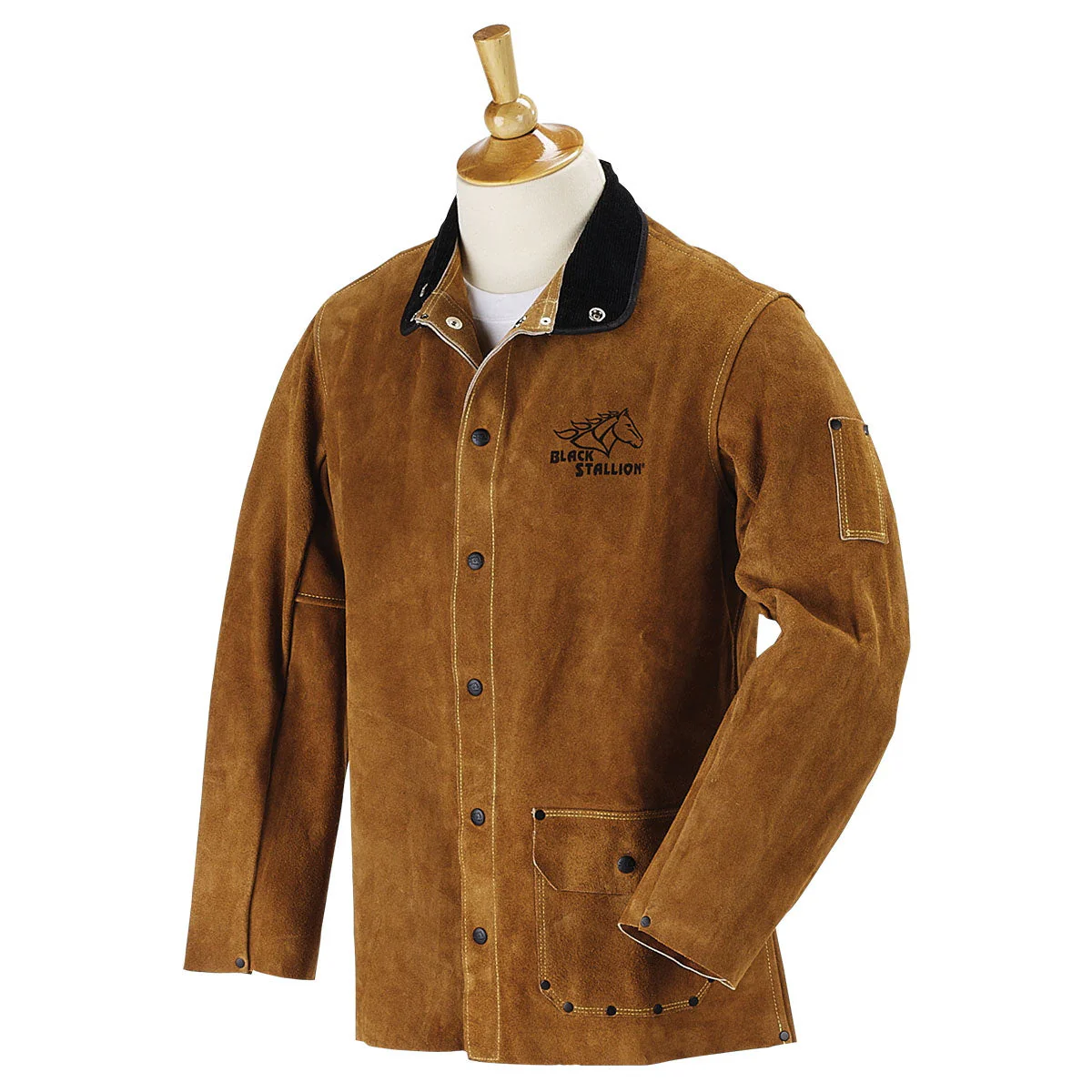 Revco Black Stallion Split Cowhide Leather Welding Jacket (30WC) - Image 8