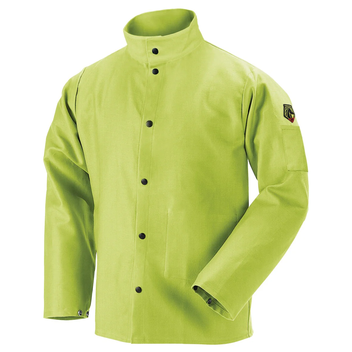 Revco Black Stallion TruGuard 200 9oz Lime FR Cotton Welding Jacket (FL9-30C) - Image 9