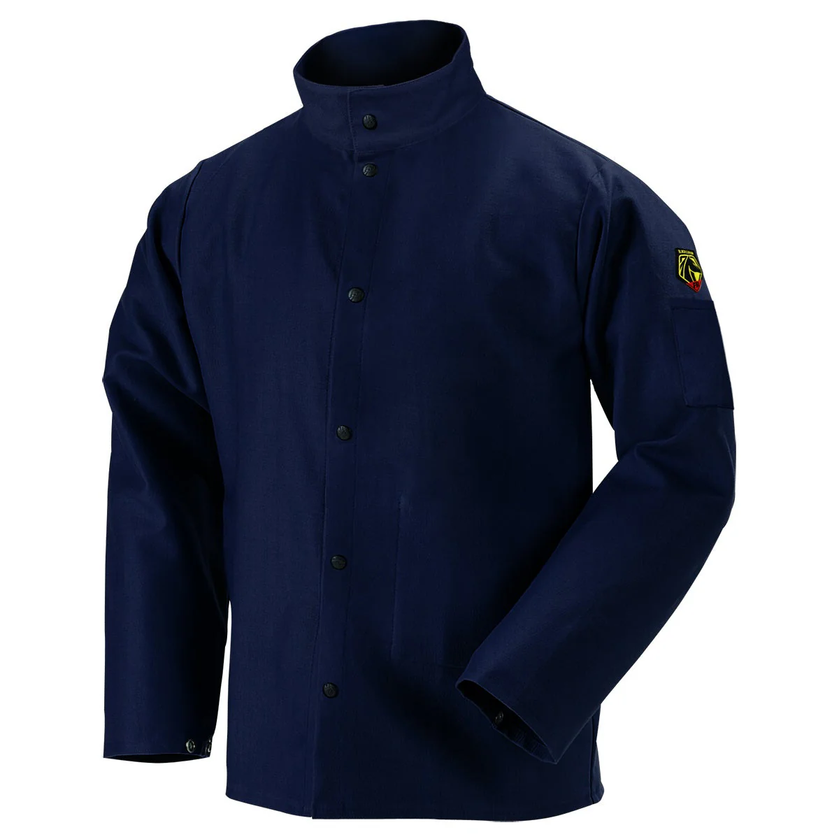 Revco Black Stallion TruGuard 200 9oz Navy FR Cotton Welding Jacket (FN9-30C) - Image 13