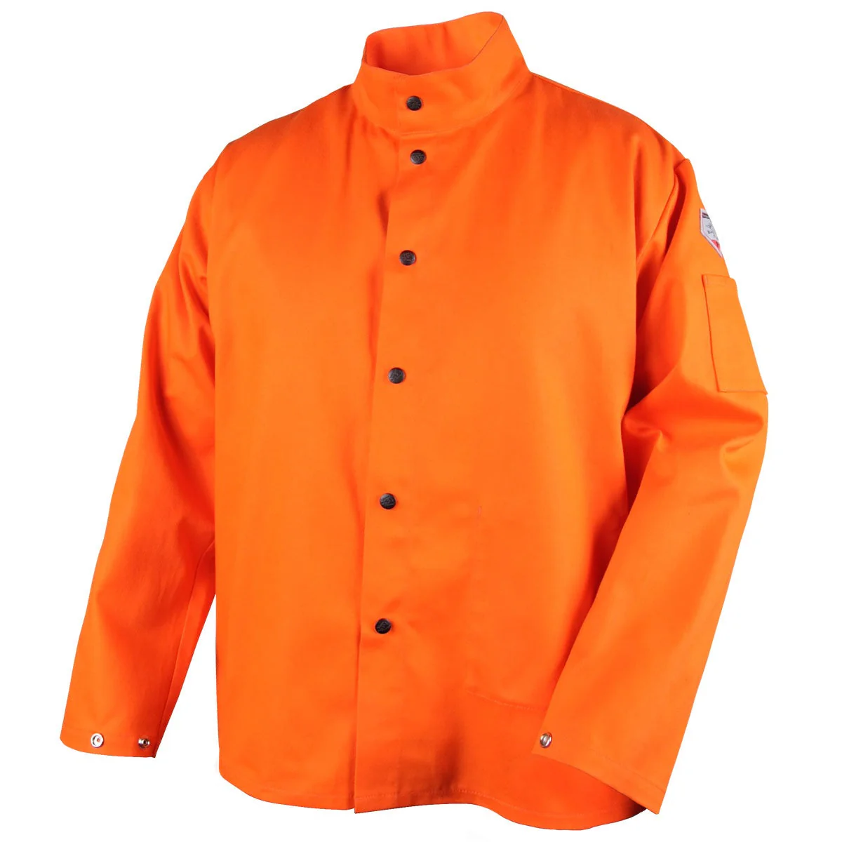 Revco Black Stallion TruGuard 200 9oz Orange FR Cotton Welding Jacket (FO9-30C) - Image 10
