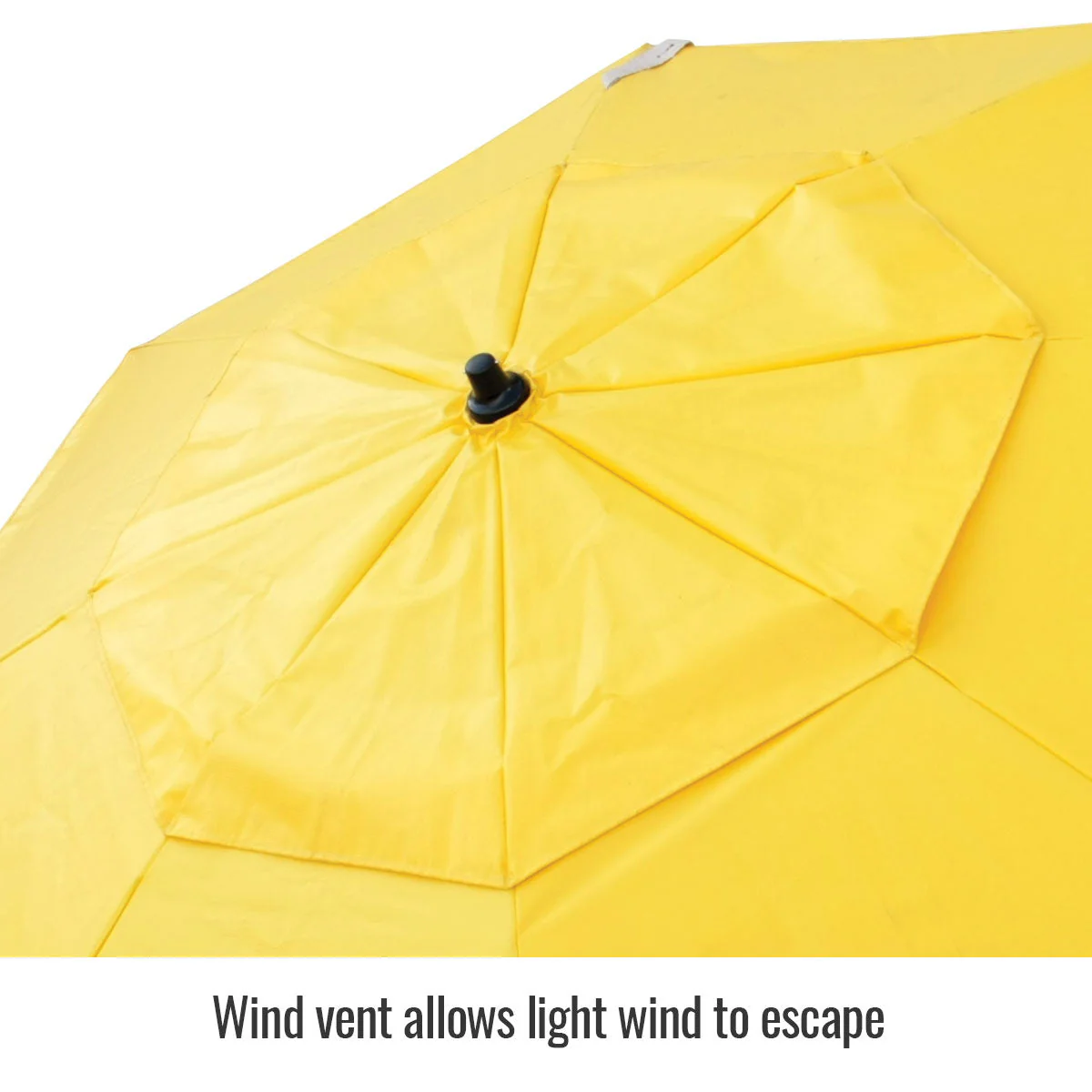 Revco Black Stallion Yellow FR Industrial Umbrella w/out Stand (UB100) - Image 5