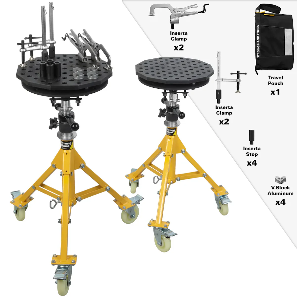 Strong Hand Tools 14 Inch Scout Duo Tripod 5/8 Holes w/12Pc Fixture Kit (TWS14-2PK) - Image 2