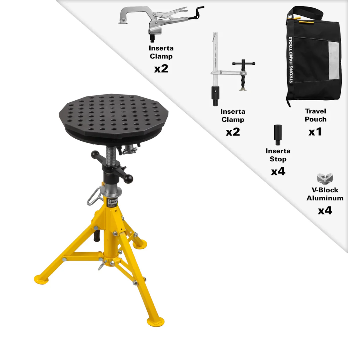 Strong Hand Tools 14 Inch Scout Tripod Stand with 5/8 Holes (TWS14) - Image 2