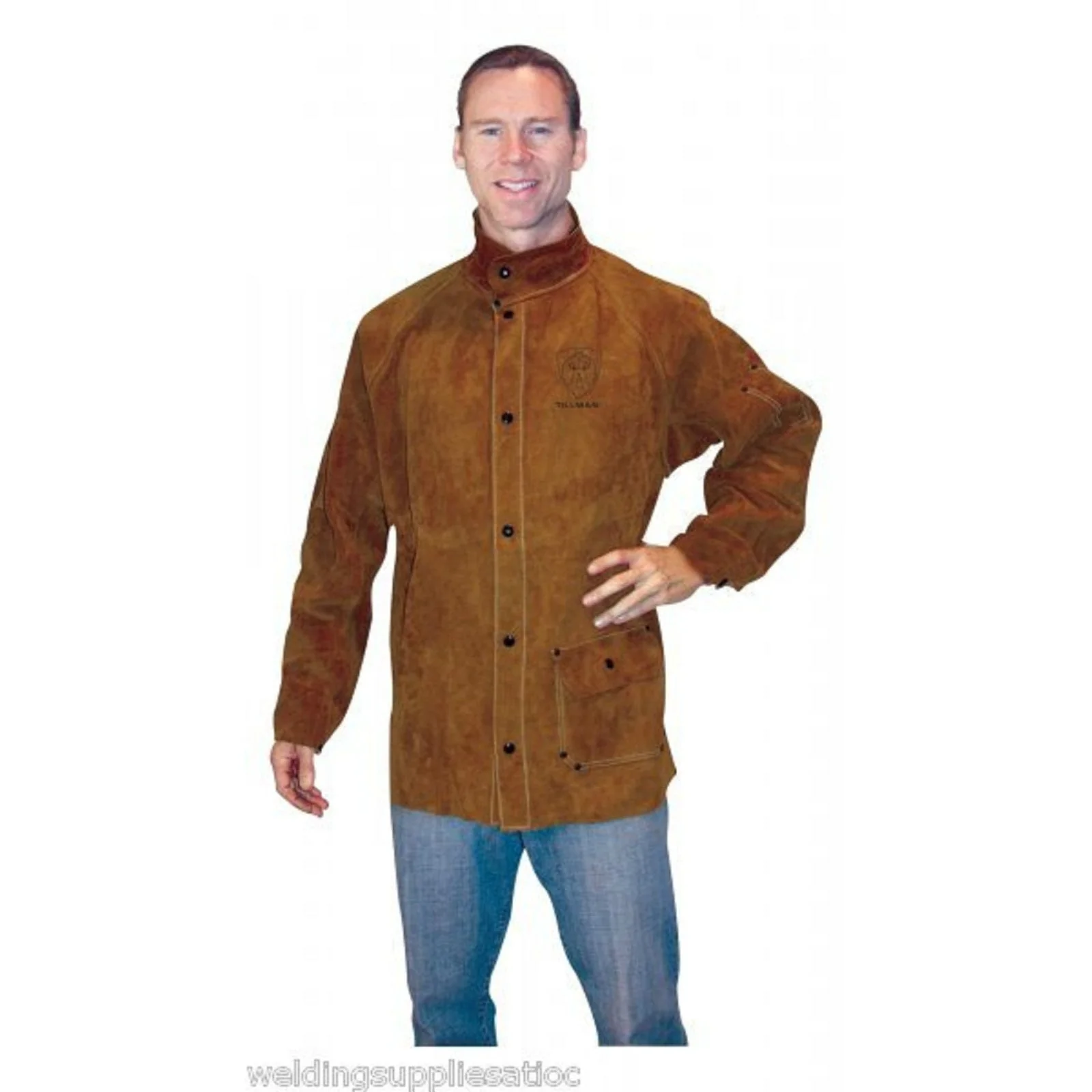 Tillman 3830 Dark Brown Welding Jacket - Image 4
