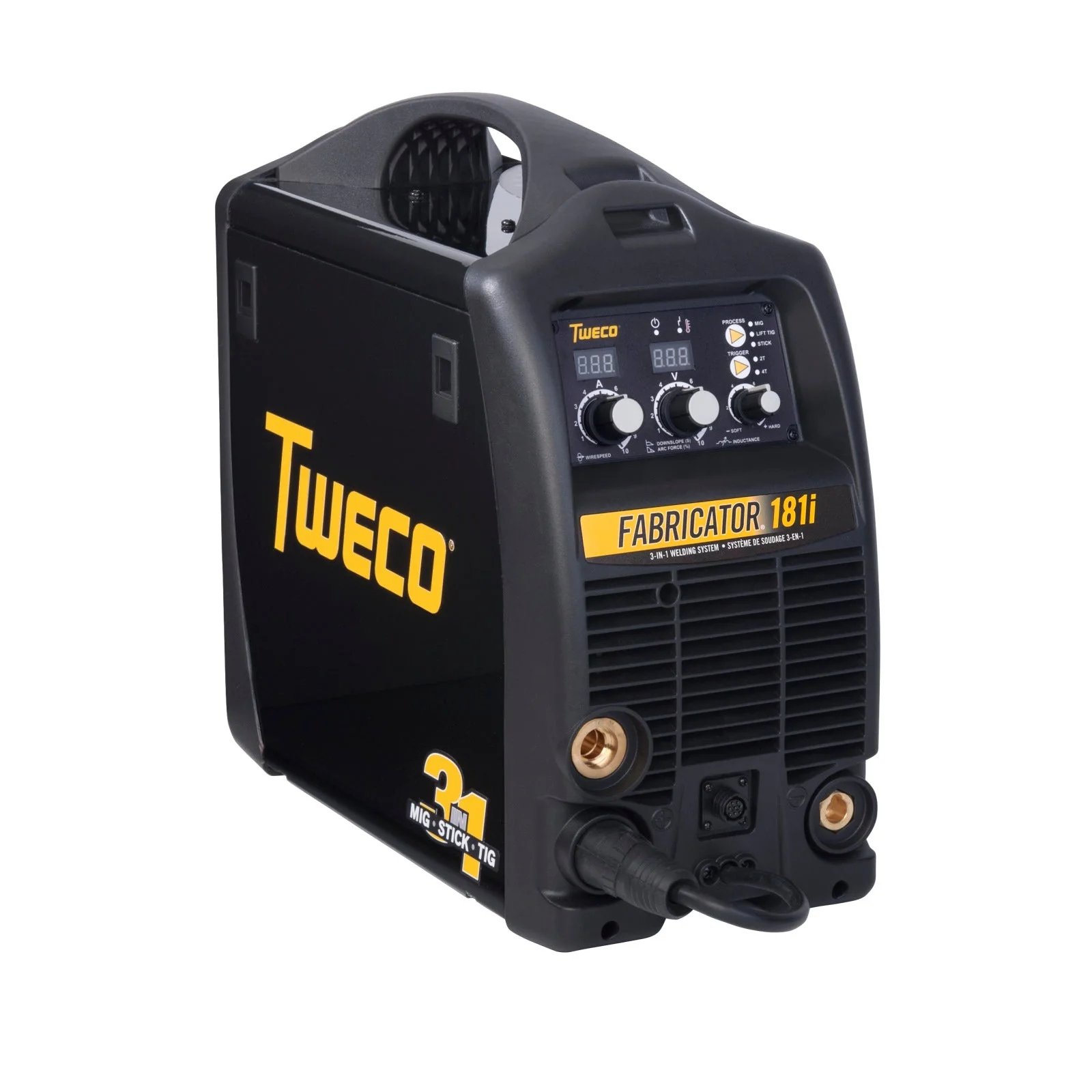 Tweco Fabricator 181i MIG, TIG & Stick Welder Pkg with Cart & TIG Torch (W1003182 & W4013802) - Image 4